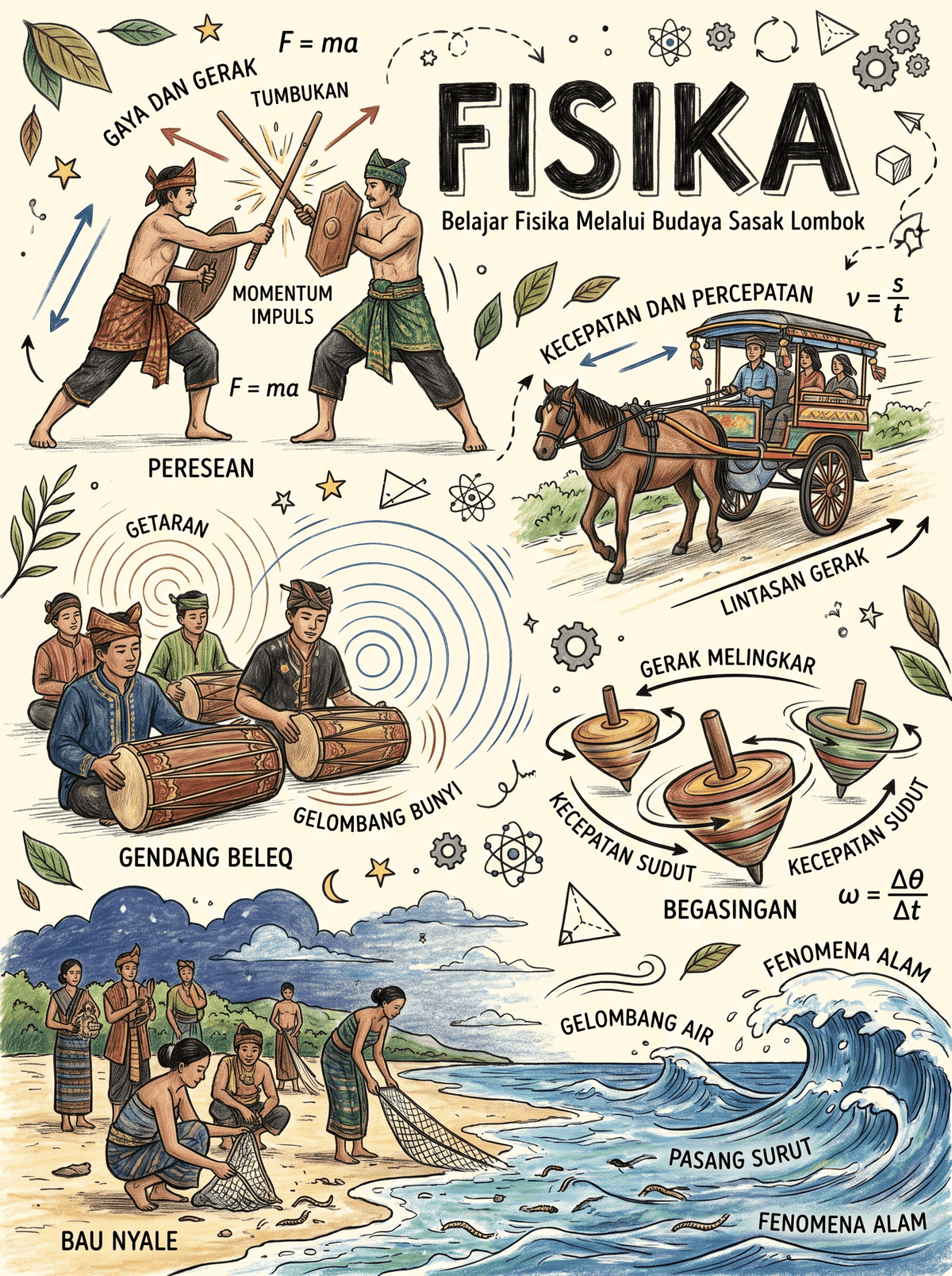 Poster Fisika Belajar Melalui Budaya Sasak Lombok